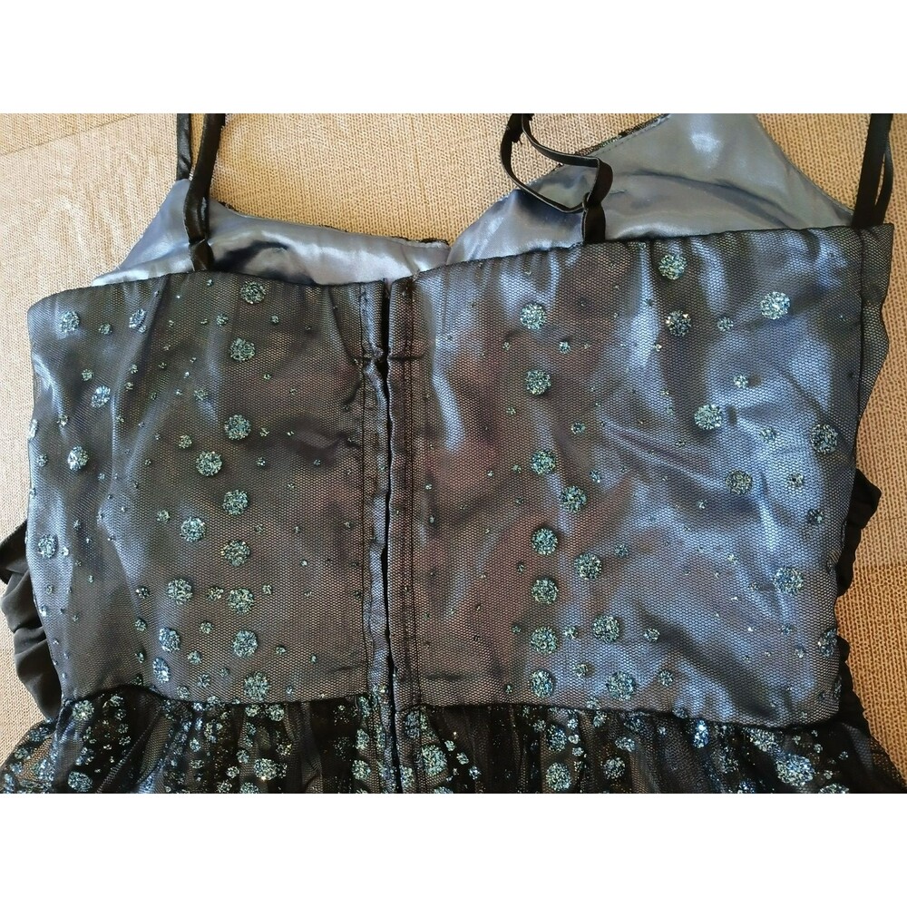 B. Darlin Cocktail Party Dress Prom Wedding Sequin Tool Overlay Size 3/4 Zipper - Picture 16 of 16